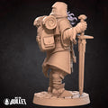 Paladin Miniature | Tabletop RPG Miniature | Bite the Bullet | Roleplaying 3D Printed Fantasy Mini - 3DPrintDen