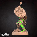 Female Plasmoid Warrior Miniature | Tabletop RPG Miniature | Bite the Bullet | Roleplaying 3D Printed Fantasy Mini - 3DPrintDen