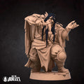 Triton Warlock Miniature | Tabletop RPG Miniature | Bite the Bullet | Roleplaying 3D Printed Fantasy Mini - 3DPrintDen