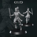 Amazon Miniature | Tabletop RPG Miniature | Galaad Miniatures | Roleplaying 3D Printed Fantasy Mini - 3DPrintDen