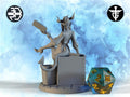 Female Succubus Teacher Miniature, Stacy | Twin Goddess Miniatures | Tabletop RPG Miniature | Roleplaying 3D Printed Fantasy Mini - 3DPrintDen