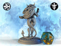 Succubus Beachgoer Miniature | Twin Goddess Miniatures | Tabletop RPG Miniature | Roleplaying 3D Printed Fantasy Mini - 3DPrintDen