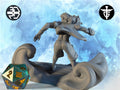 Surfer Miniature | Twin Goddess Miniatures | Tabletop RPG Miniature | Roleplaying 3D Printed Fantasy Mini - 3DPrintDen