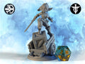 Female Goblin Fighter Miniature, Blix | Twin Goddess Miniatures | Tabletop RPG Miniature | Roleplaying 3D Printed Fantasy Mini - 3DPrintDen