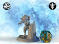 Female Goblin Werewolf Miniature, Mirabel | Twin Goddess Miniatures | Tabletop RPG Miniature | Roleplaying 3D Printed Fantasy Mini - 3DPrintDen