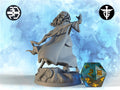 Female Wizard Miniature | Twin Goddess Miniatures | Tabletop RPG Miniature | Roleplaying 3D Printed Fantasy Mini - 3DPrintDen