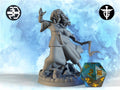 Female Wizard Miniature | Twin Goddess Miniatures | Tabletop RPG Miniature | Roleplaying 3D Printed Fantasy Mini - 3DPrintDen