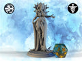 Female Illithid Miniature | Twin Goddess Miniatures | Tabletop RPG Miniature | Roleplaying 3D Printed Fantasy Mini - 3DPrintDen