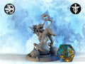 Female Goblin Bomber Miniature | Twin Goddess Miniatures | Tabletop RPG Miniature | Roleplaying 3D Printed Fantasy Mini - 3DPrintDen