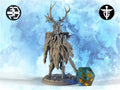 Ancient Druid Miniature, Fara-Isil | Twin Goddess Miniatures | Tabletop RPG Miniature | Roleplaying 3D Printed Fantasy Mini - 3DPrintDen