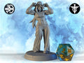 Female Goliath Breakdancer Miniature, Kit | Twin Goddess Miniatures | Tabletop RPG Miniature | Roleplaying 3D Printed Fantasy Mini - 3DPrintDen