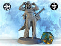 Female Goliath Breakdancer Miniature, Kit | Twin Goddess Miniatures | Tabletop RPG Miniature | Roleplaying 3D Printed Fantasy Mini - 3DPrintDen