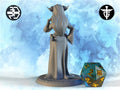 Dragon Mistress Miniature | Twin Goddess Miniatures | Tabletop RPG Miniature | Roleplaying 3D Printed Fantasy Mini - 3DPrintDen