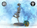 Maid Miniature, Zombietops | Twin Goddess Miniatures | Tabletop RPG Miniature | Roleplaying 3D Printed Fantasy Mini - 3DPrintDen