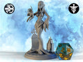 Female Vampire Miniature | Twin Goddess Miniatures | Tabletop RPG Miniature | Roleplaying 3D Printed Fantasy Mini - 3DPrintDen