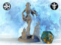 Female Vampire Miniature | Twin Goddess Miniatures | Tabletop RPG Miniature | Roleplaying 3D Printed Fantasy Mini - 3DPrintDen