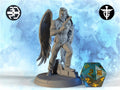 Aasimar Detective Miniature | Twin Goddess Miniatures | Tabletop RPG Miniature | Roleplaying 3D Printed Fantasy Mini - 3DPrintDen
