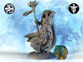 Lich Pinup Miniature | Twin Goddess Miniatures | Tabletop RPG Miniature | Roleplaying 3D Printed Fantasy Mini - 3DPrintDen
