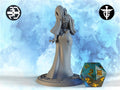 Female Necromancer Miniature, Umieranie | Twin Goddess Miniatures | Tabletop RPG Miniature | Roleplaying 3D Printed Fantasy Mini - 3DPrintDen