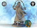 Sorcerer Miniature, Voltaire | Twin Goddess Miniatures | Tabletop RPG Miniature | Roleplaying 3D Printed Fantasy Mini - 3DPrintDen