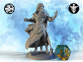 Sorcerer Miniature, Voltaire | Twin Goddess Miniatures | Tabletop RPG Miniature | Roleplaying 3D Printed Fantasy Mini - 3DPrintDen