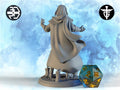 Sorcerer Miniature, Voltaire | Twin Goddess Miniatures | Tabletop RPG Miniature | Roleplaying 3D Printed Fantasy Mini - 3DPrintDen