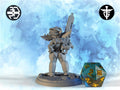Female Goblin Gunner Miniature, Quinn | Twin Goddess Miniatures | Tabletop RPG Miniature | Roleplaying 3D Printed Fantasy Mini - 3DPrintDen