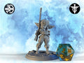 Female Goblin Gunner Miniature, Quinn | Twin Goddess Miniatures | Tabletop RPG Miniature | Roleplaying 3D Printed Fantasy Mini - 3DPrintDen