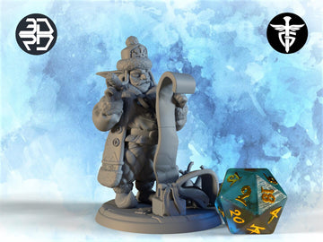 Christmas Elf Miniature, Mr Gobbs | Twin Goddess Miniatures | Tabletop RPG Miniature | Roleplaying 3D Printed Fantasy Mini - 3DPrintDen