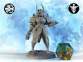 Female Cleric Reforged Miniature, Dahlia | Twin Goddess Miniatures | Tabletop RPG Miniature | Roleplaying 3D Printed Fantasy Mini - 3DPrintDen
