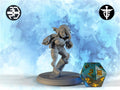 Female Goblin Skater Miniature | Twin Goddess Miniatures | Tabletop RPG Miniature | Roleplaying 3D Printed Fantasy Mini - 3DPrintDen
