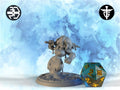 Female Slime Fighter Miniature, Gloppe | Twin Goddess Miniatures | Tabletop RPG Miniature | Roleplaying 3D Printed Fantasy Mini - 3DPrintDen