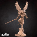 Female Aasimar Paladin Miniature | Tabletop RPG Miniature | Bite the Bullet | Roleplaying 3D Printed Fantasy Mini - 3DPrintDen