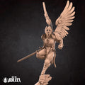 Female Aasimar Paladin Miniature | Tabletop RPG Miniature | Bite the Bullet | Roleplaying 3D Printed Fantasy Mini - 3DPrintDen