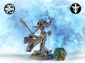Female Orc Warlock Miniature | Twin Goddess Miniatures | Tabletop RPG Miniature | Roleplaying 3D Printed Fantasy Mini - 3DPrintDen