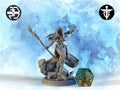 Female Orc Warlock Miniature | Twin Goddess Miniatures | Tabletop RPG Miniature | Roleplaying 3D Printed Fantasy Mini - 3DPrintDen