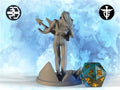 Synthwave Bard Miniature | Twin Goddess Miniatures | Tabletop RPG Miniature | Roleplaying 3D Printed Fantasy Mini - 3DPrintDen