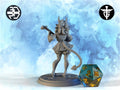 Female Tiefling Bard Miniature, Amora | Twin Goddess Miniatures | Tabletop RPG Miniature | Roleplaying 3D Printed Fantasy Mini - 3DPrintDen