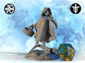 Female Traveller Miniature, Red Hood | Twin Goddess Miniatures | Tabletop RPG Miniature | Roleplaying 3D Printed Fantasy Mini - 3DPrintDen