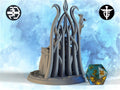 Elf Queen Miniature | Twin Goddess Miniatures | Tabletop RPG Miniature | Roleplaying 3D Printed Fantasy Mini - 3DPrintDen