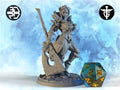 Orc Queen Miniature | Twin Goddess Miniatures | Tabletop RPG Miniature | Roleplaying 3D Printed Fantasy Mini - 3DPrintDen