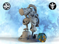 Female Demon Warrior Miniature | Twin Goddess Miniatures | Tabletop RPG Miniature | Roleplaying 3D Printed Fantasy Mini - 3DPrintDen