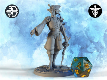 Plantman Miniature | Twin Goddess Miniatures | Tabletop RPG Miniature | Roleplaying 3D Printed Fantasy Mini - 3DPrintDen