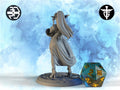 Female Elven Paladin Miniature, Melrissa | Twin Goddess Miniatures | Tabletop RPG Miniature | Roleplaying 3D Printed Fantasy Mini - 3DPrintDen