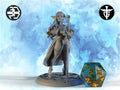 Female Elven Paladin Miniature, Melrissa | Twin Goddess Miniatures | Tabletop RPG Miniature | Roleplaying 3D Printed Fantasy Mini - 3DPrintDen