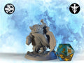 Animal Knight Miniature | Twin Goddess Miniatures | Tabletop RPG Miniature | Roleplaying 3D Printed Fantasy Mini - 3DPrintDen