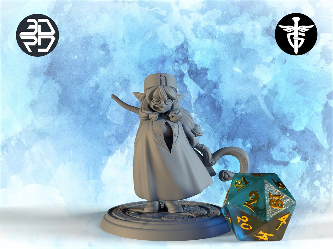 Female Goblin Cleric Miniature, Maya | Twin Goddess Miniatures | Tabletop RPG Miniature | Roleplaying 3D Printed Fantasy Mini - 3DPrintDen