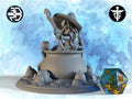 Slime Witch Miniature | Twin Goddess Miniatures | Tabletop RPG Miniature | Roleplaying 3D Printed Fantasy Mini - 3DPrintDen