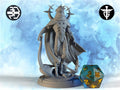Moonlit Knight Miniature, Astrall | Twin Goddess Miniatures | Tabletop RPG Miniature | Roleplaying 3D Printed Fantasy Mini - 3DPrintDen