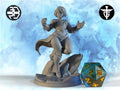 Female Captain Miniature, Helm | Twin Goddess Miniatures | Tabletop RPG Miniature | Roleplaying 3D Printed Fantasy Mini - 3DPrintDen